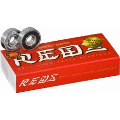 Quad Republic Skate Company Bones® Super REDS® Bearings 8mm 16 Pack