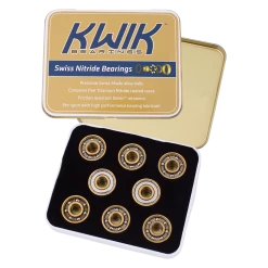 Quad Republic Skate Company Bearings KwiK Swiss Nitride Bearing (Set Of 16)