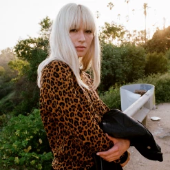 Born A Bad Seed Tops Leopard Long Sleeve