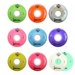 Quad Republic Skate Company Outdoor Wheels Luminous Light Up Wheels 85A -4pk