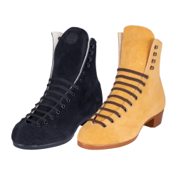 Boots Riedell 135 Black And Tan - Boot Only- Custom Order