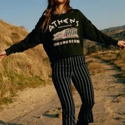 Daydreamer Athens Shrunken Crew Sweatshirt Tops