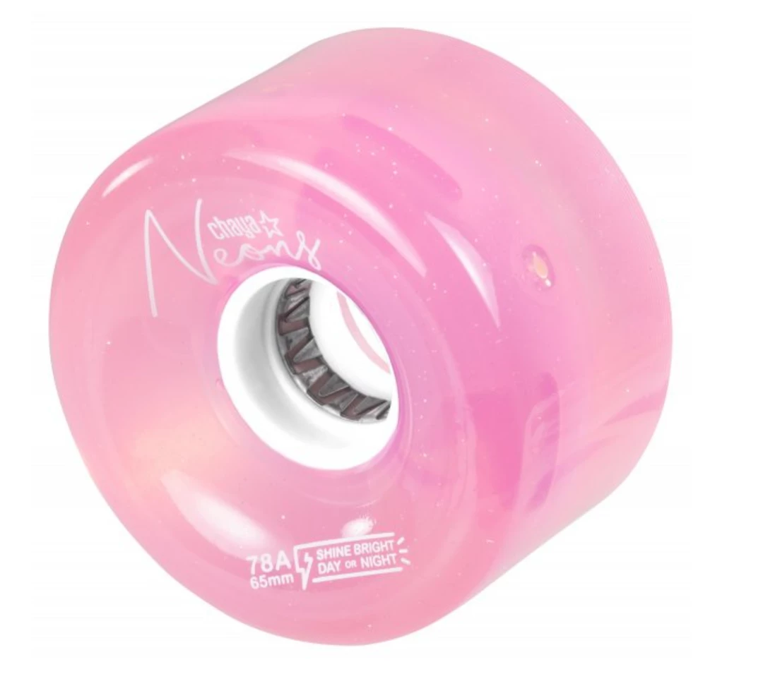 Chaya - Neons - Pink - LED Outdoor Wheels 4pk 3 Chaya - Neons - Pink - LED Outdoor Wheels 4pk