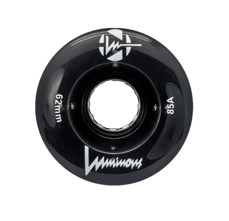 Quad Republic Skate Company Outdoor Wheels Luminous Light Up Wheels 85A -4pk 16 Quad Republic Skate Company Outdoor Wheels Luminous Light Up Wheels 85A -4pk