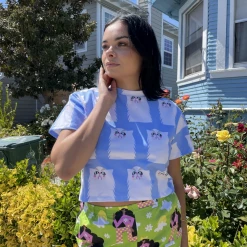 Nooworks Crop Top Grumpy Cat