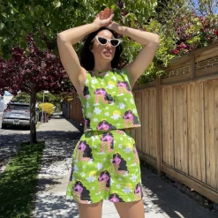 Nooworks Summer Tank Checkered Ladies