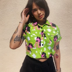 Nooworks Western Top Checkered Ladies Tops