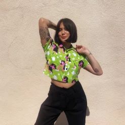 Nooworks Western Top Checkered Ladies Tops