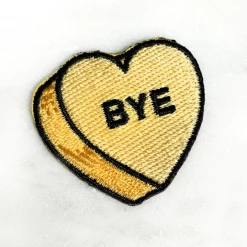 Wildflower + Co.- Bye Candy Heart Patch Pins & Patches