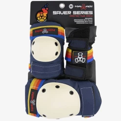 Triple8 Pad Sets Triple 8 - Saver Series 3-Pack - Pacific Beach Color Collection