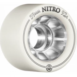 Rollerbones - Nitro Wheel 59mm - 8pk - White Derby Wheels