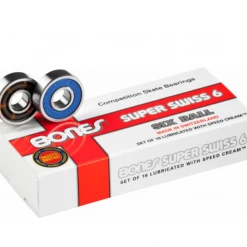 Bones® Super Swiss 6 Bearings 8mm 16 Pack