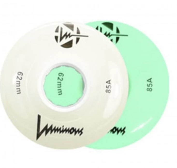 Quad Republic Skate Company Outdoor Wheels Luminous Light Up Wheels 85A -4pk 5 Quad Republic Skate Company Outdoor Wheels Luminous Light Up Wheels 85A -4pk