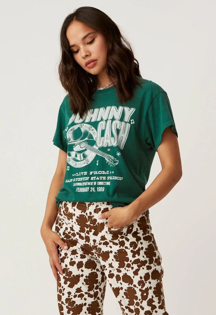 Daydreamer Johnny Cash - Live '69 Tour Tee Tops 1 Daydreamer Johnny Cash - Live '69 Tour Tee Tops