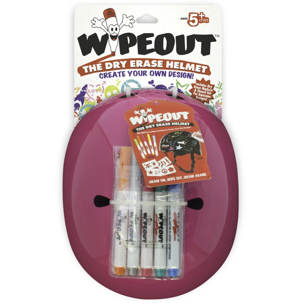 Helmets Wipeout - Dry Erase Helmet 1 Helmets Wipeout - Dry Erase Helmet