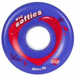 Outdoor Wheels Chaya Big Softie's Wheels - Clear Purple - 4pk