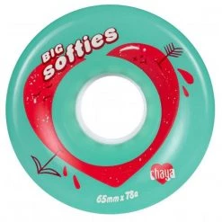 Chaya Big Softie's Wheels - Clear Teal - 4pk Outdoor Wheels