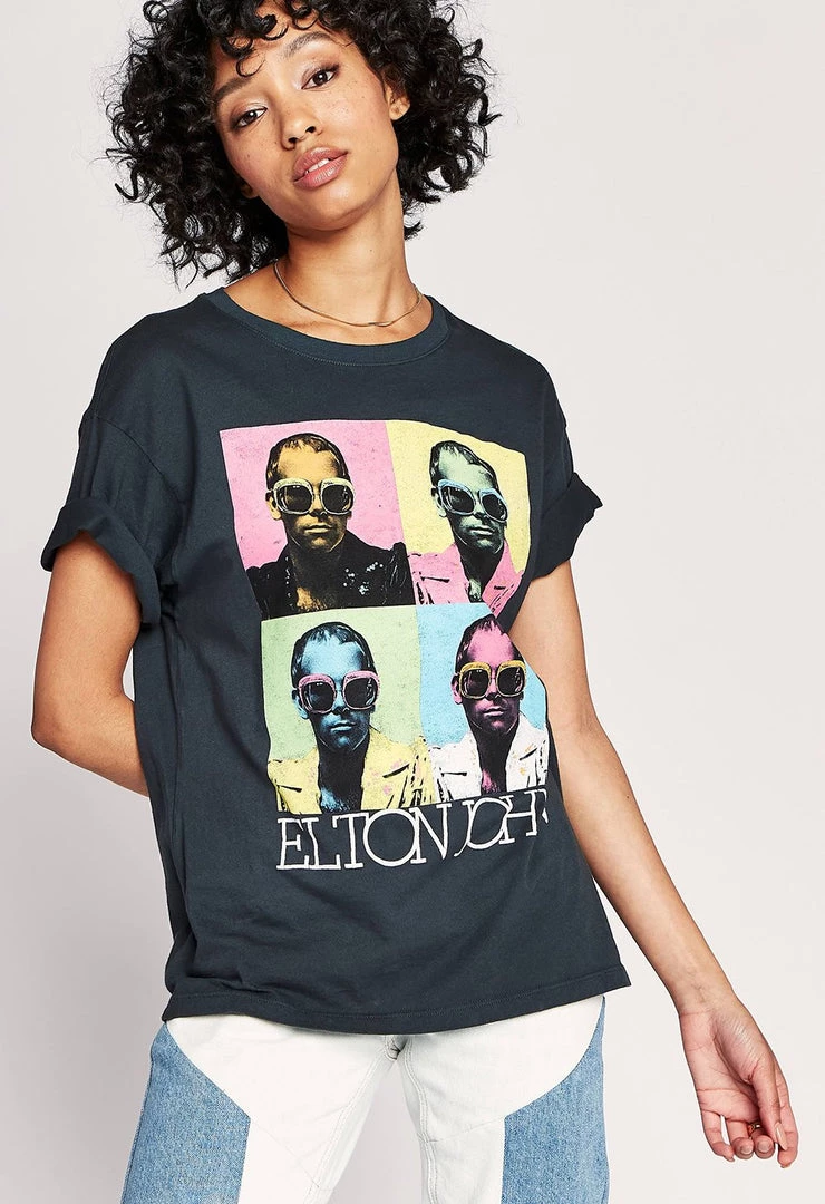 Daydreamer Tops Elton John - Pop Color Tee 1 Daydreamer Tops Elton John - Pop Color Tee