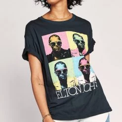 Daydreamer Tops Elton John - Pop Color Tee 5 Daydreamer Tops Elton John - Pop Color Tee